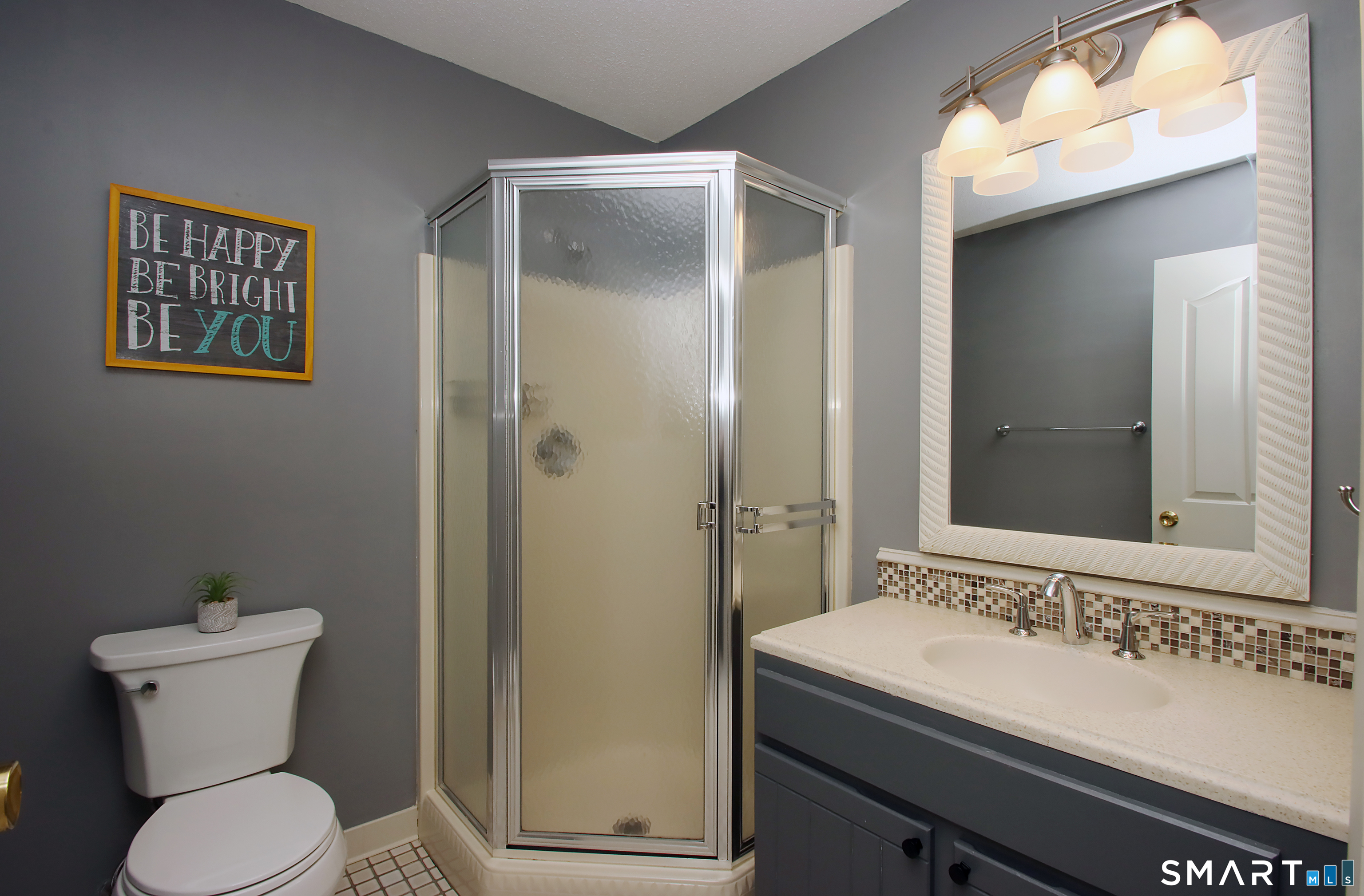 182 Main Street, Unit A Manchester, CT 06042 - Photo 21 of 34 Updated Second Floor full bath with Corner shower.