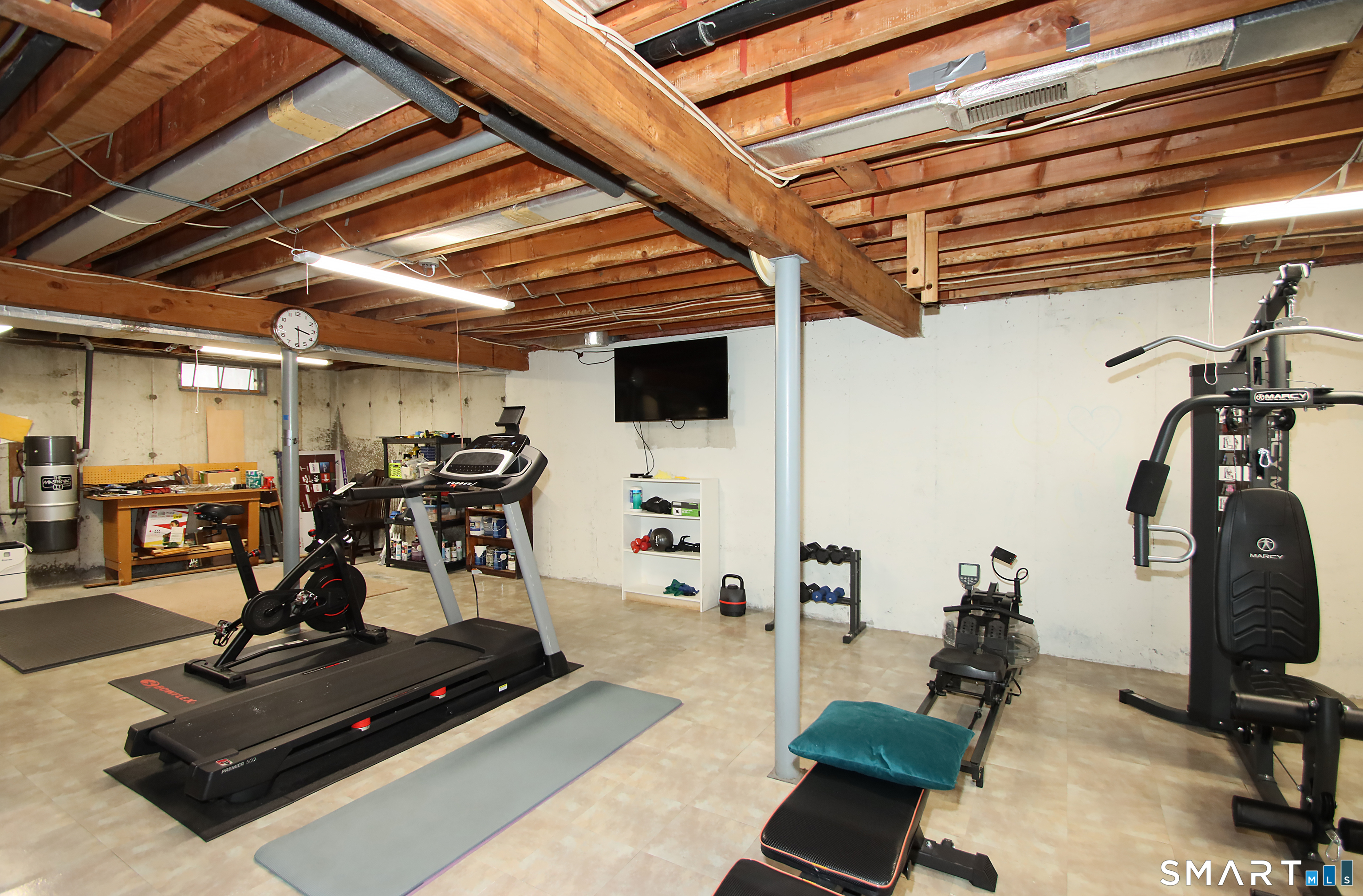 182 Main Street, Unit A Manchester, CT 06042 - Photo 31 of 34 Large basement area for workout room, laundry area.