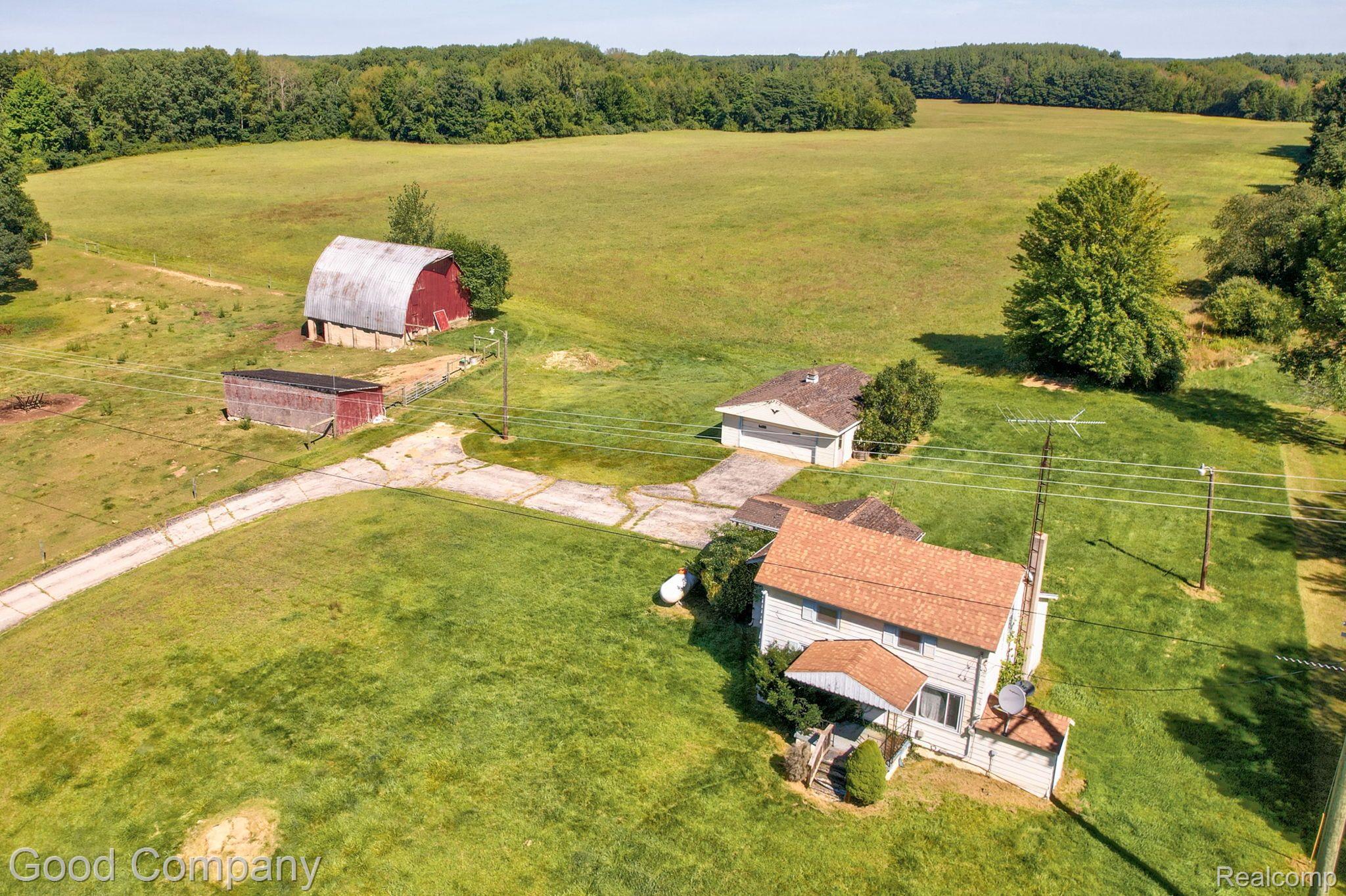 3150 Swaffer Road Millington, MI 48746 - Photo 3 of 54 Home/barn/garage Aerial