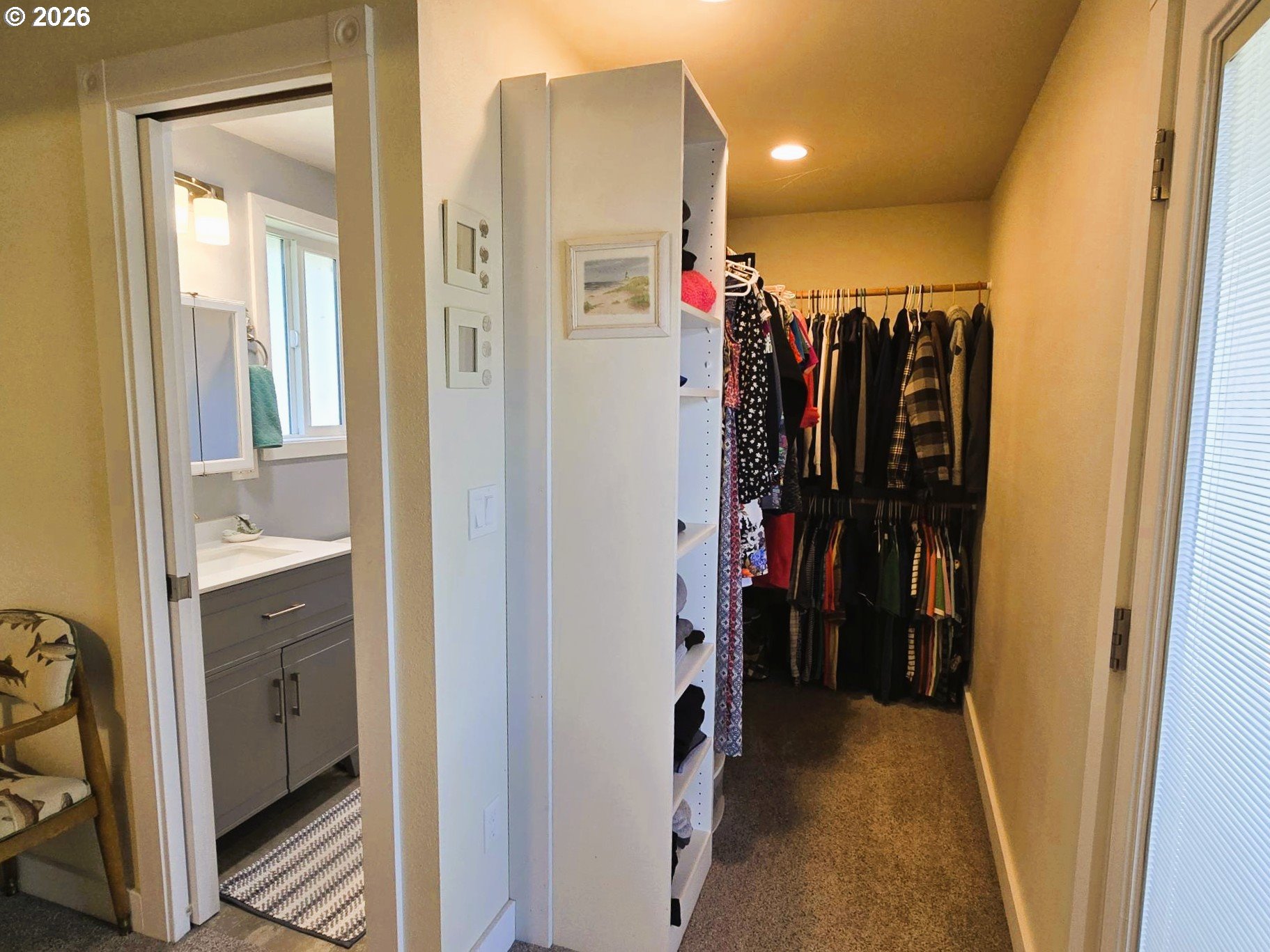 1265 34th Place Florence, OR 97439 - Photo 15 of 29 a view of walk in closet with clothes and shoes