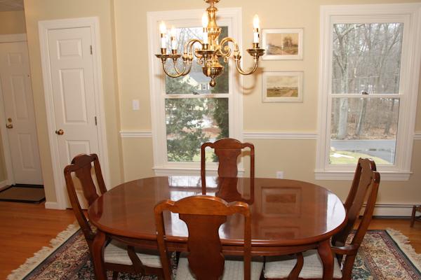 55 Edgewood Road Southborough, MA 01772 - Photo 5 of 18 a view of a dining room with furniture window and outside view