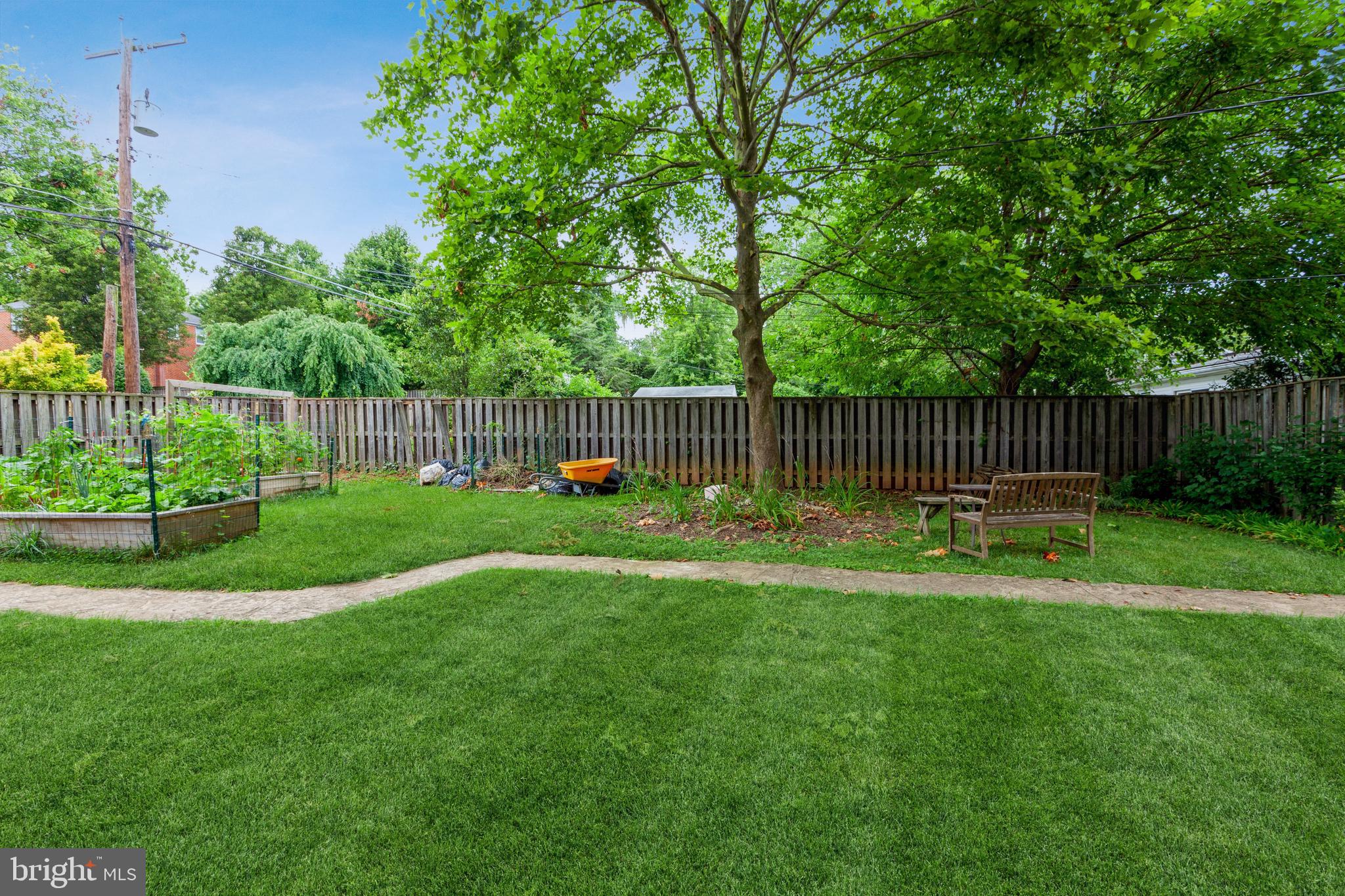 704 Greenwood Road Baltimore, MD 21208 - Photo 32 of 36 rear yard with space to park