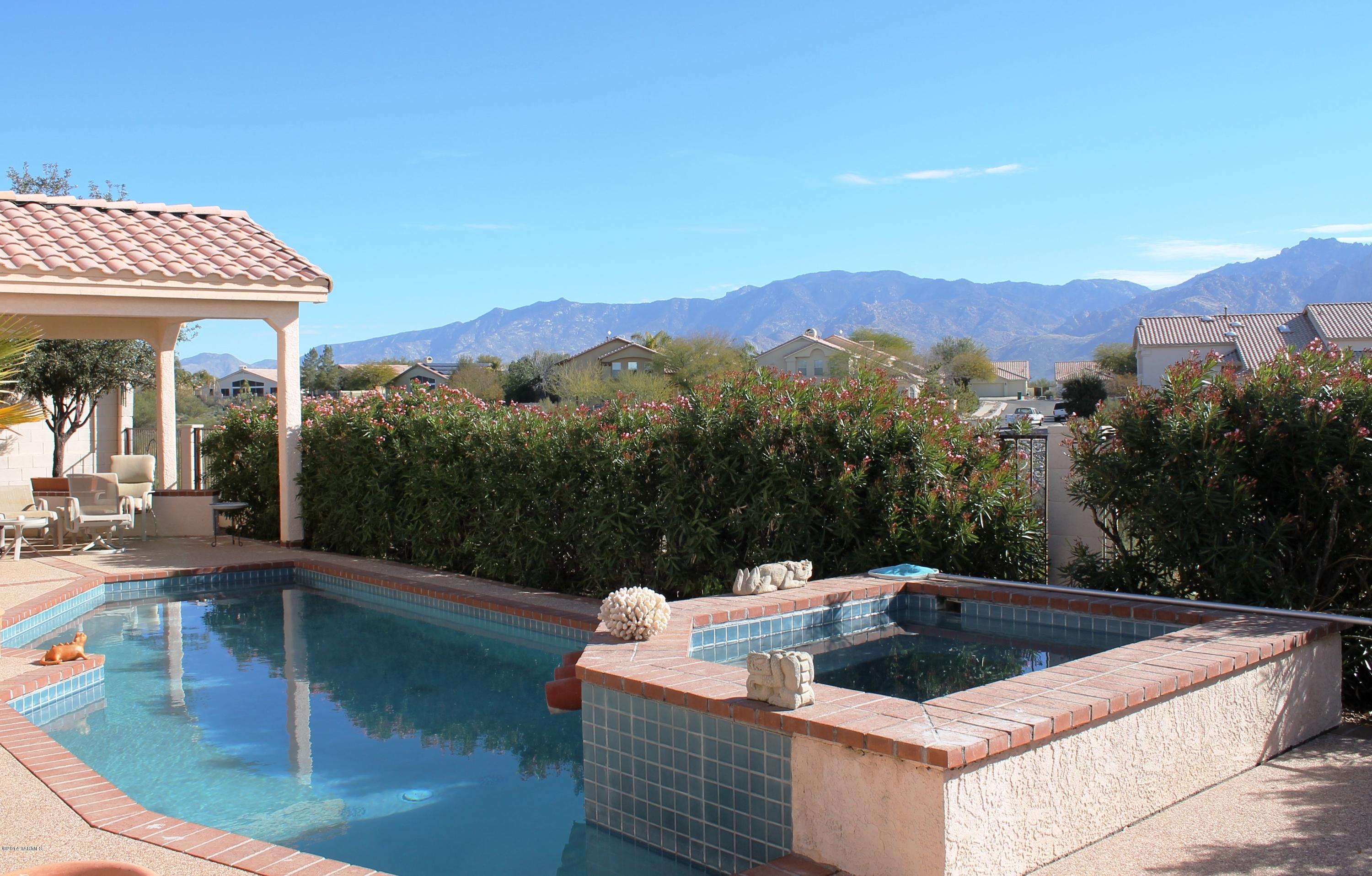 11286 North Copper Spring Trail Tucson, AZ 85737 - Photo 1 of 8 a view of a swimming pool with a patio