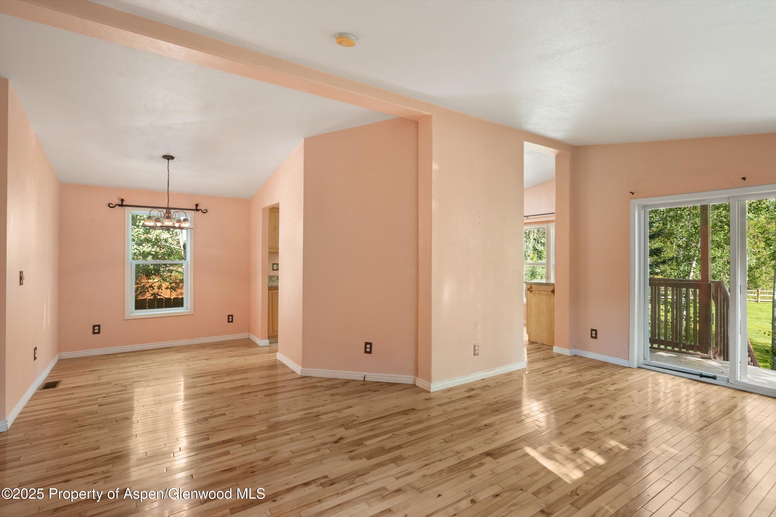 111 Ridge Trail Aspen, CO 81611 - Photo 7 of 37 an empty room with wooden floor and windows
