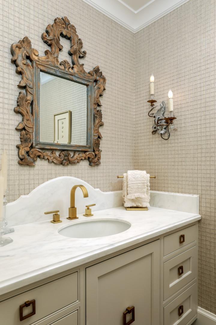 620 Morningside Circle Los Altos, CA 94022 - Photo 14 of 32 a bathroom with a sink and a mirror