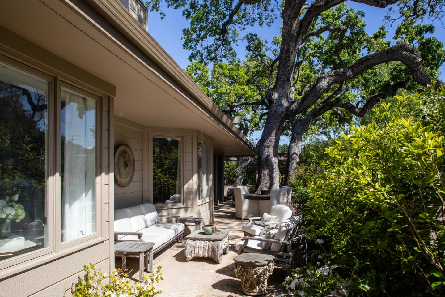 620 Morningside Circle Los Altos, CA 94022 - Photo 31 of 32 a view of house with yard outdoor seating and covered with trees