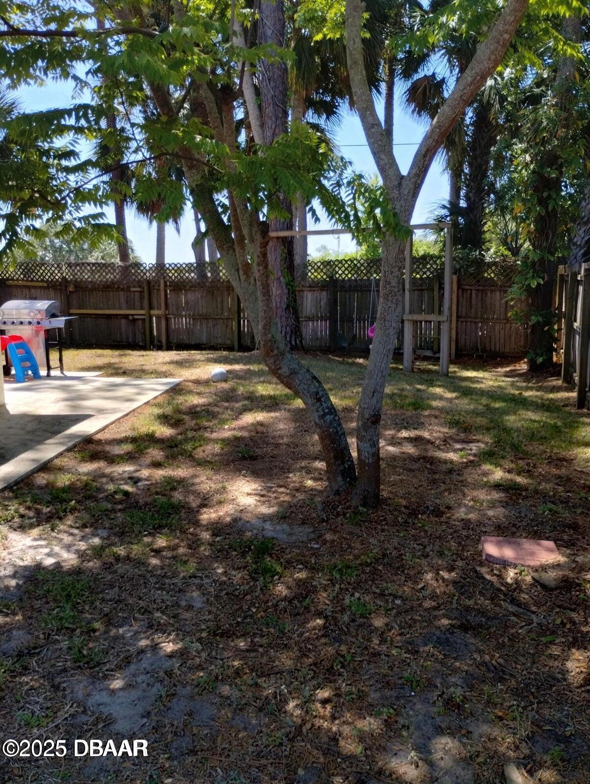 962 Stonybrook Circle Port Orange, FL 32127 - Photo 5 of 15 a view of a backyard with large trees