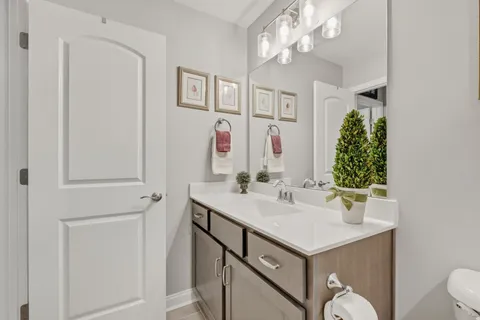 a bathroom with a shower and bathtub