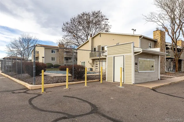 a view of a house with a outdoor space
