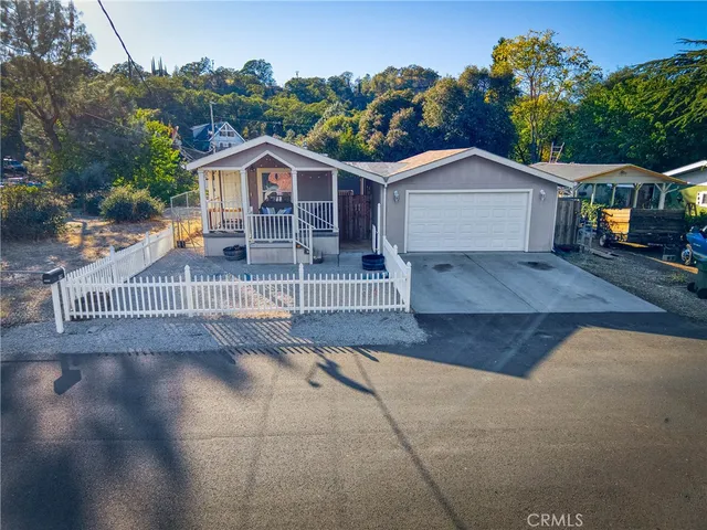 a view of a house with a patio