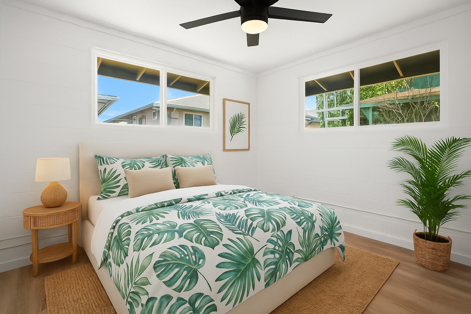 4484 Panako Road Waimea, HI 96796 - Photo 12 of 27 a bedroom with a bed and a window