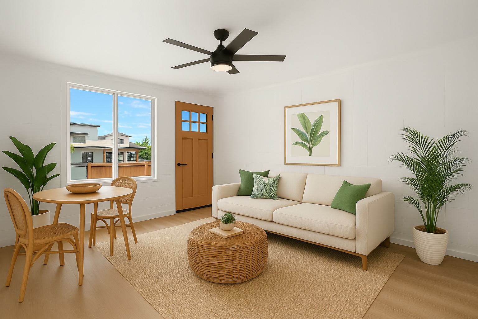 4484 Panako Road Waimea, HI 96796 - Photo 5 of 27 a living room with furniture and a large window