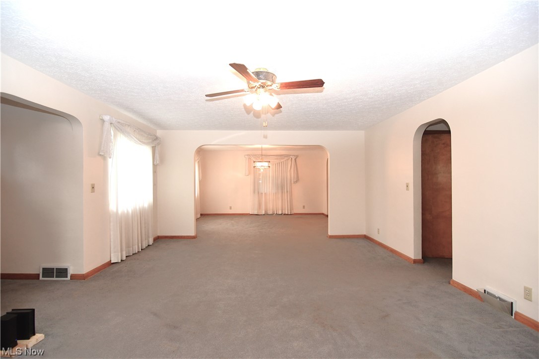860 Meridian Street Akron, OH 44310 - Photo 5 of 23 Opposite end of the living room looking toward dining rm