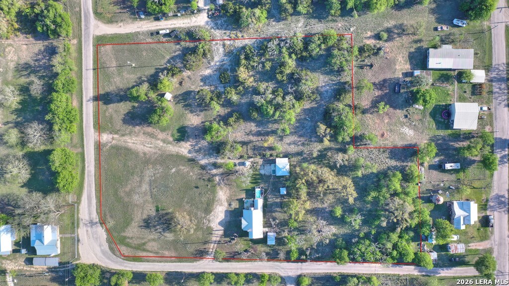 283 2nd Street Harper, TX 78631 - Photo 41 of 46 an aerial view of a residential houses with outdoor space