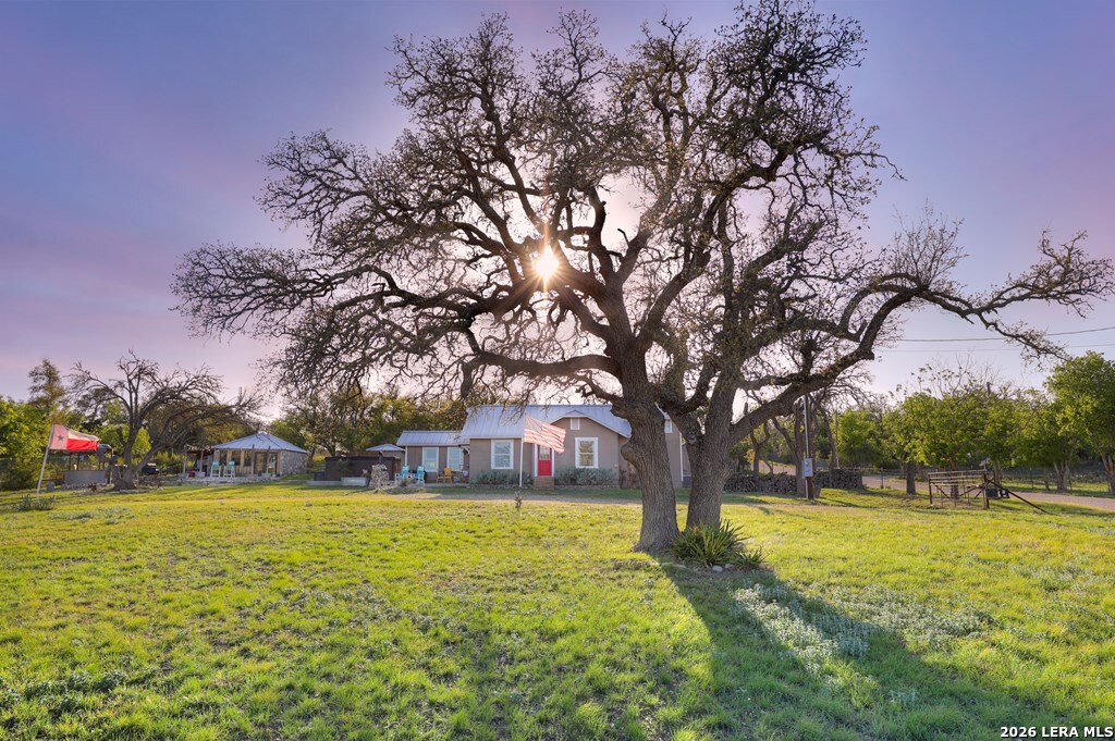 283 2nd Street Harper, TX 78631 - Photo 46 of 46 a view of swimming pool with an outdoor space and seating area
