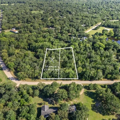 a view of a yard with potted plants