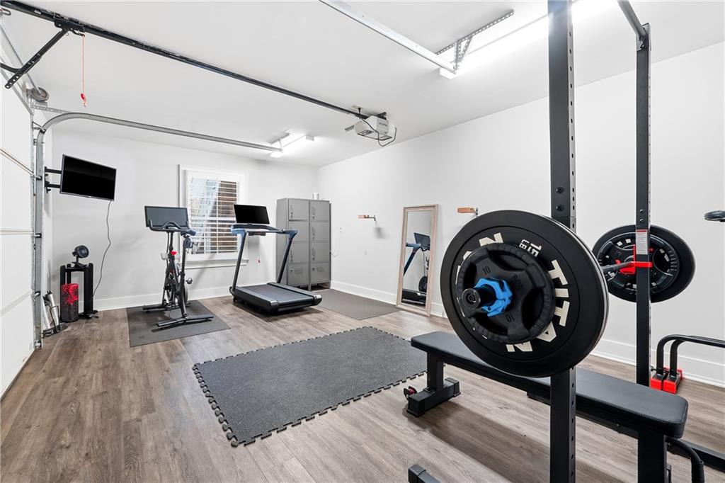 18 Starlight Drive Cartersville, GA 30121 - Photo 53 of 74 a view of a room with gym equipment