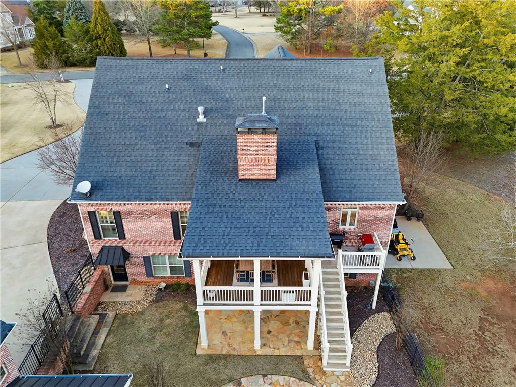 18 Starlight Drive Cartersville, GA 30121 - Photo 67 of 74 an aerial view of a house with garden space and sitting space