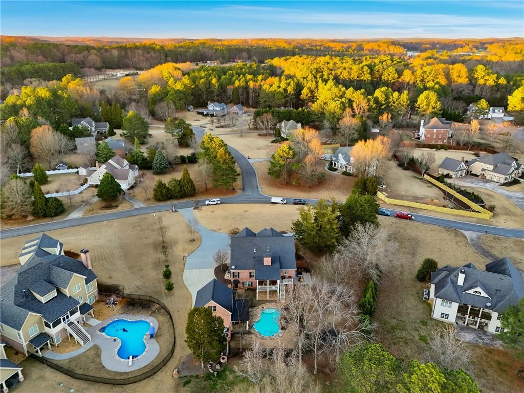 18 Starlight Drive Cartersville, GA 30121 - Photo 69 of 74 an aerial view of a house with a ocean view