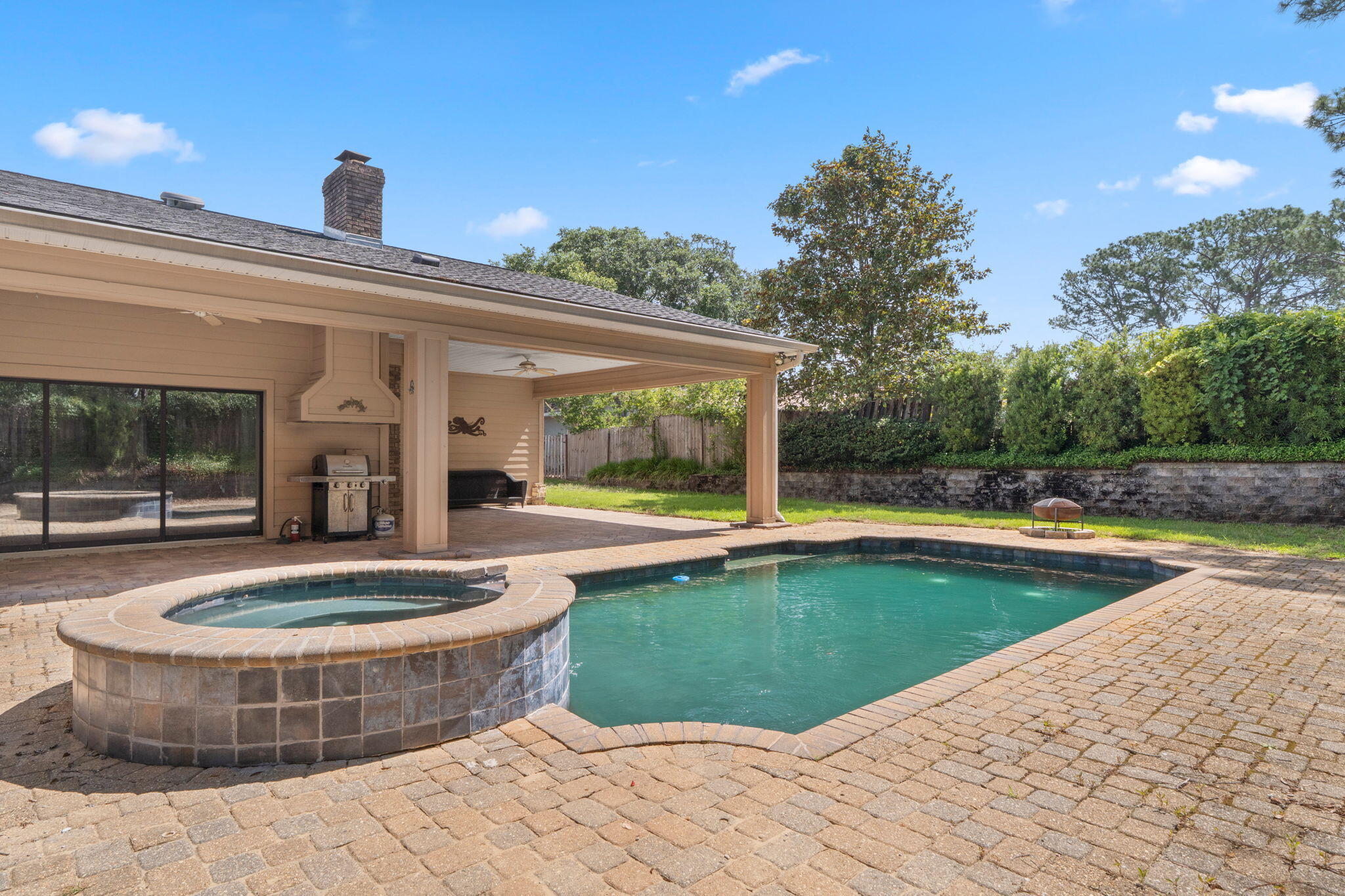 12 Hillcrest Drive Shalimar, FL 32579 - Photo 45 of 45 a view of a swimming pool with a patio