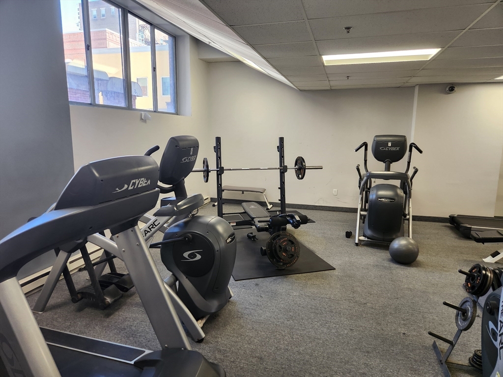 17 Federal Street, Unit 506 Worcester, MA 01608 - Photo 14 of 17 a view of a room with gym equipment