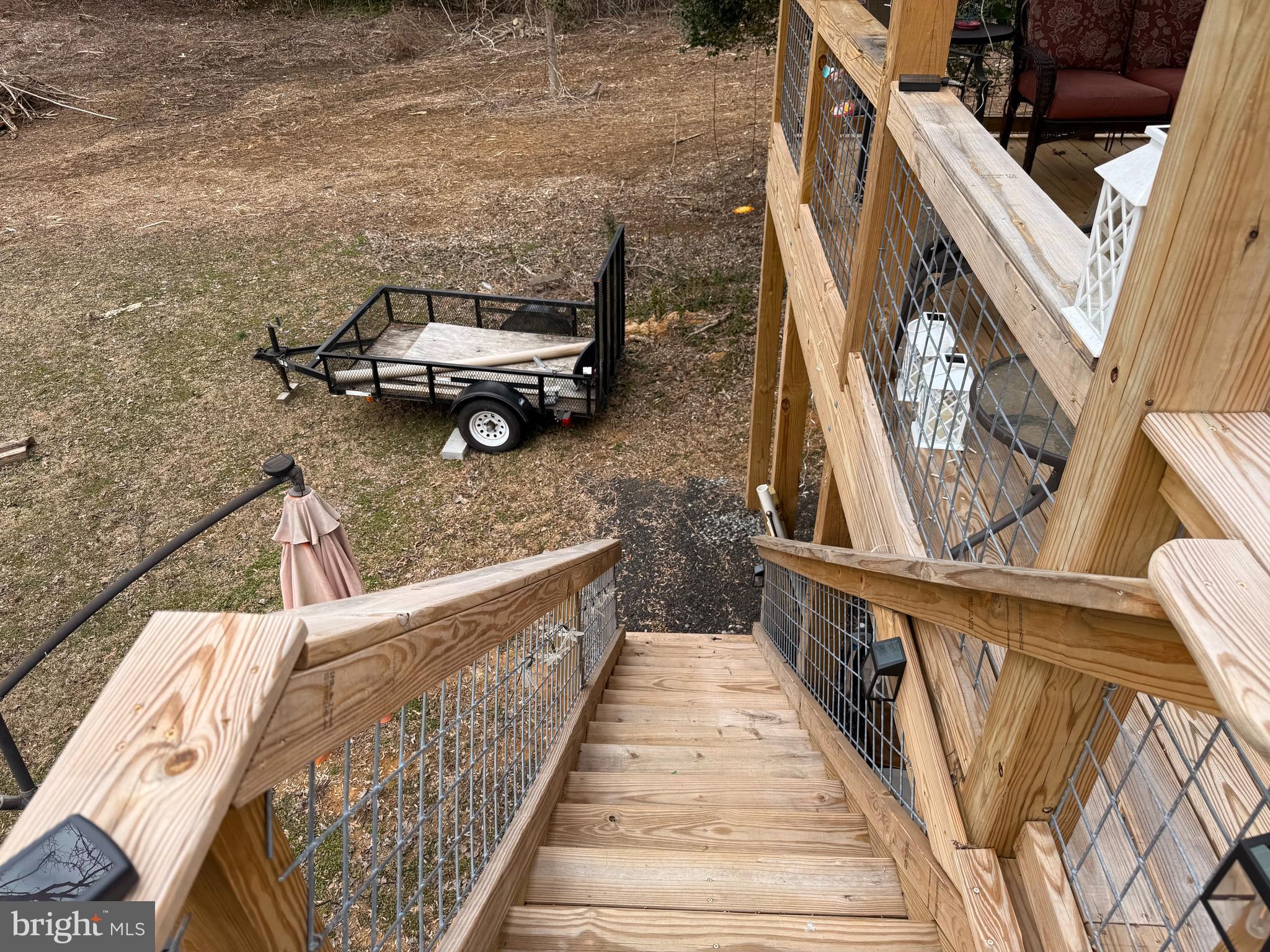 13744 Long Branch Road Woodford, VA 22580 - Photo 14 of 19 Deck Steps