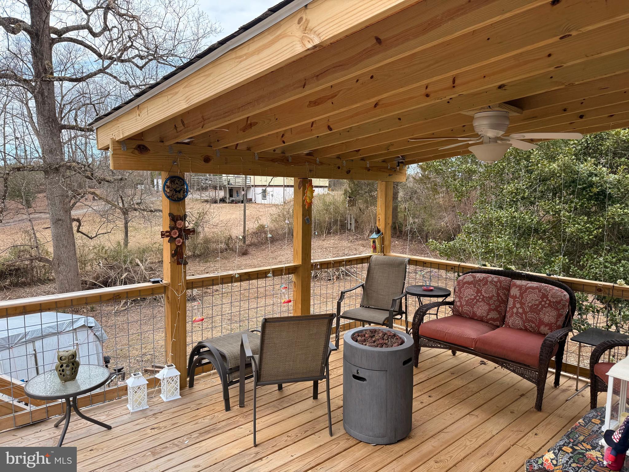 13744 Long Branch Road Woodford, VA 22580 - Photo 16 of 19 Deck/Fan