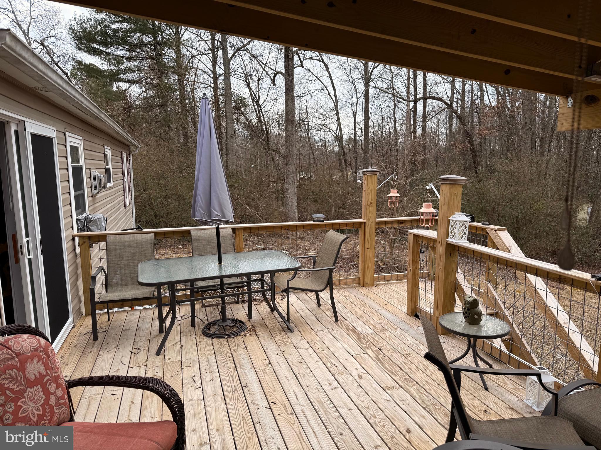 13744 Long Branch Road Woodford, VA 22580 - Photo 17 of 19 Deck Area For Patio Furniture