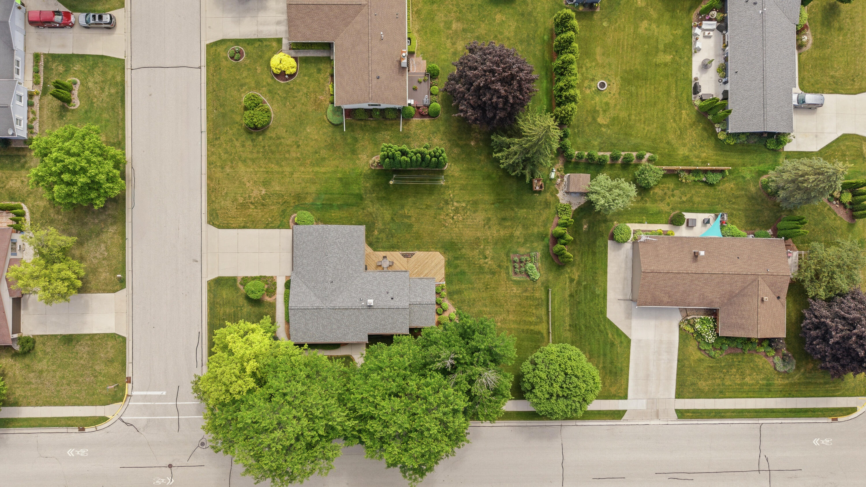 1237 Audubon Road Howards Grove, WI 53083 - Photo 29 of 31 Overhead View