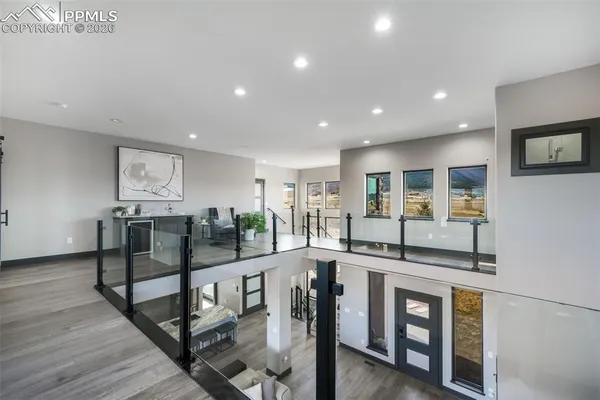 a kitchen with stainless steel appliances granite countertop counter space and cabinets