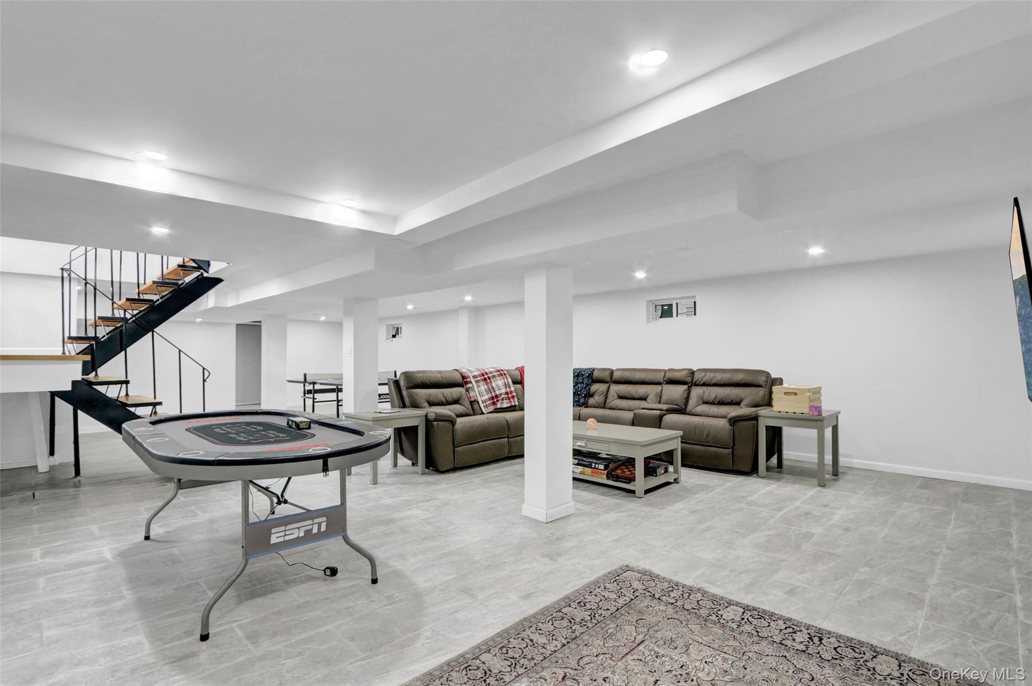 25 Wildwood Road Rocky Point, NY 11778 - Photo 40 of 47 Rec room with recessed lighting and baseboards
