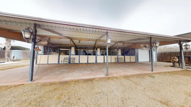 an aerial view of a bed