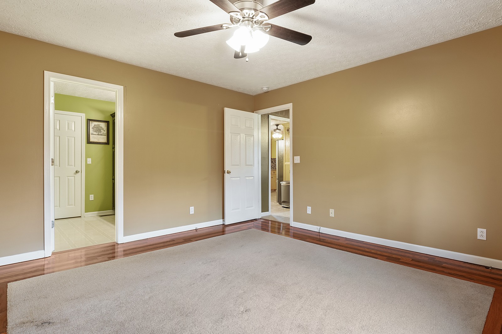 4415 Matthews Road Cedar Hill, TN 37032 - Photo 12 of 19 an empty room with closet and a chandelier fan