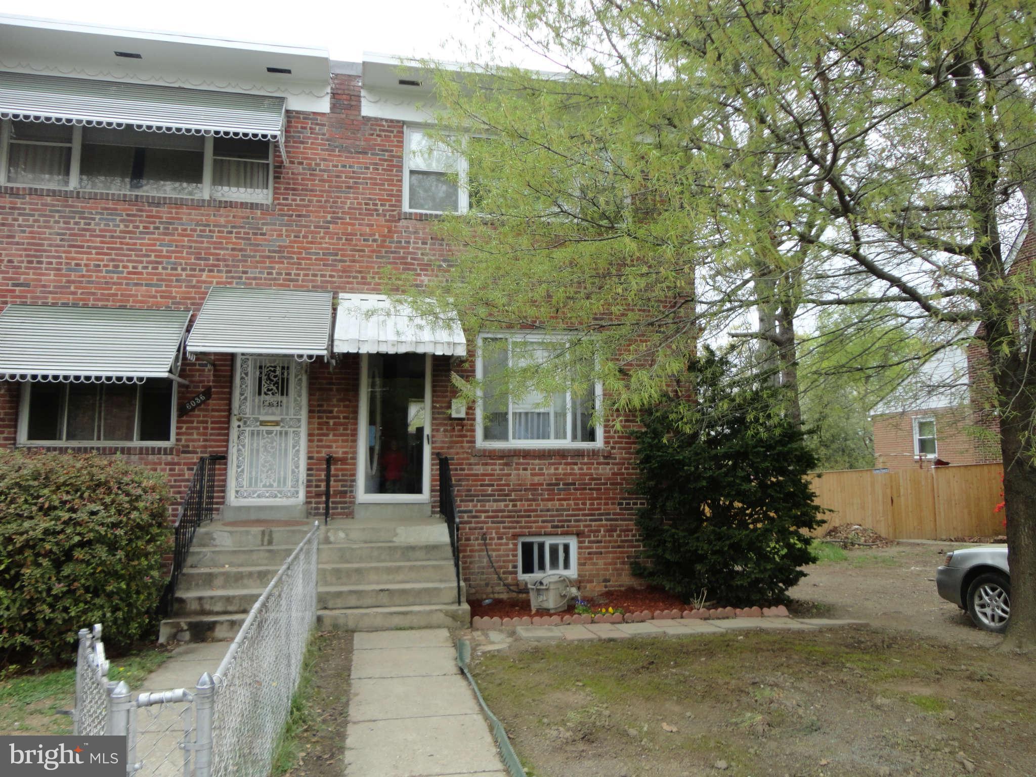 6038 Sligo Mill Road Northeast Washington, DC 20011 - Photo 1 of 4 Exterior (Front)