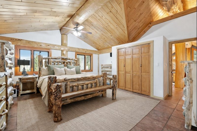 248 County Road 6 Alma, CO 80420 - Photo 8 of 31 Virtually Refreshed bedding