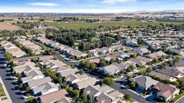 an aerial view of a city with lots of residential buildings