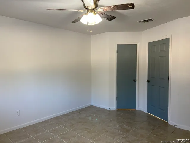 a view of an empty room