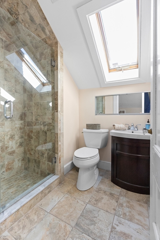 9 Winthrop Street Danvers, MA 01923 - Photo 26 of 41 a bathroom with a sink toilet and shower