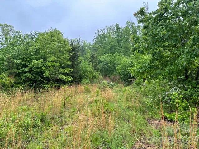 a view of a street with houses on both side