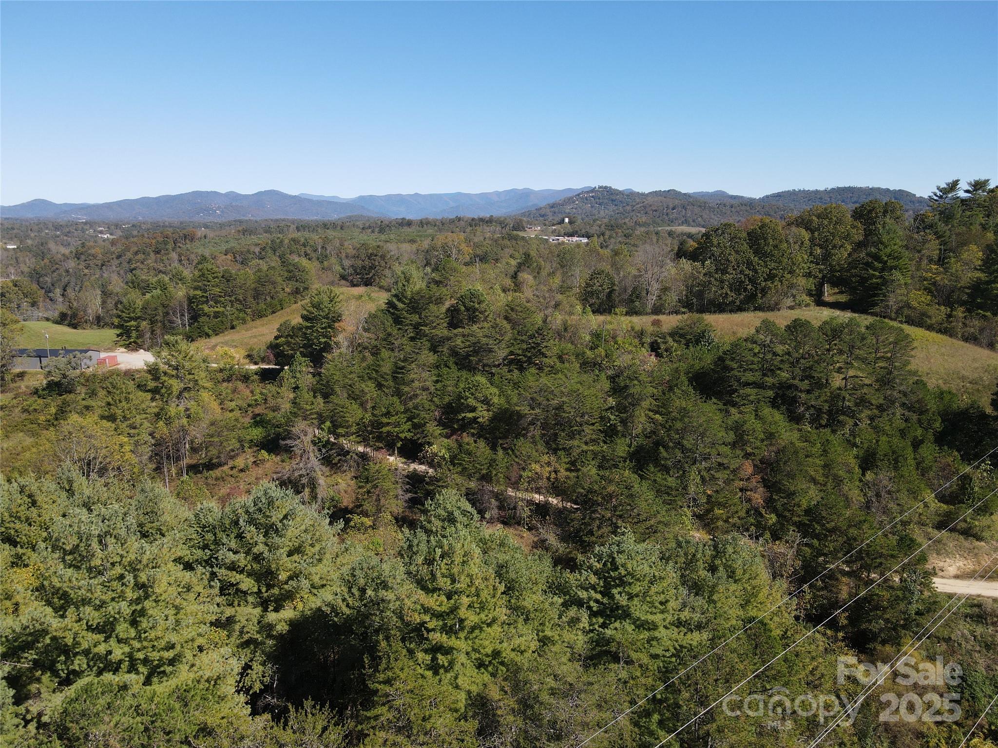 150 Old Macedonia Road Asheville, NC 28804 - Photo 4 of 24 an aerial view of residential house with outdoor space and mountain view