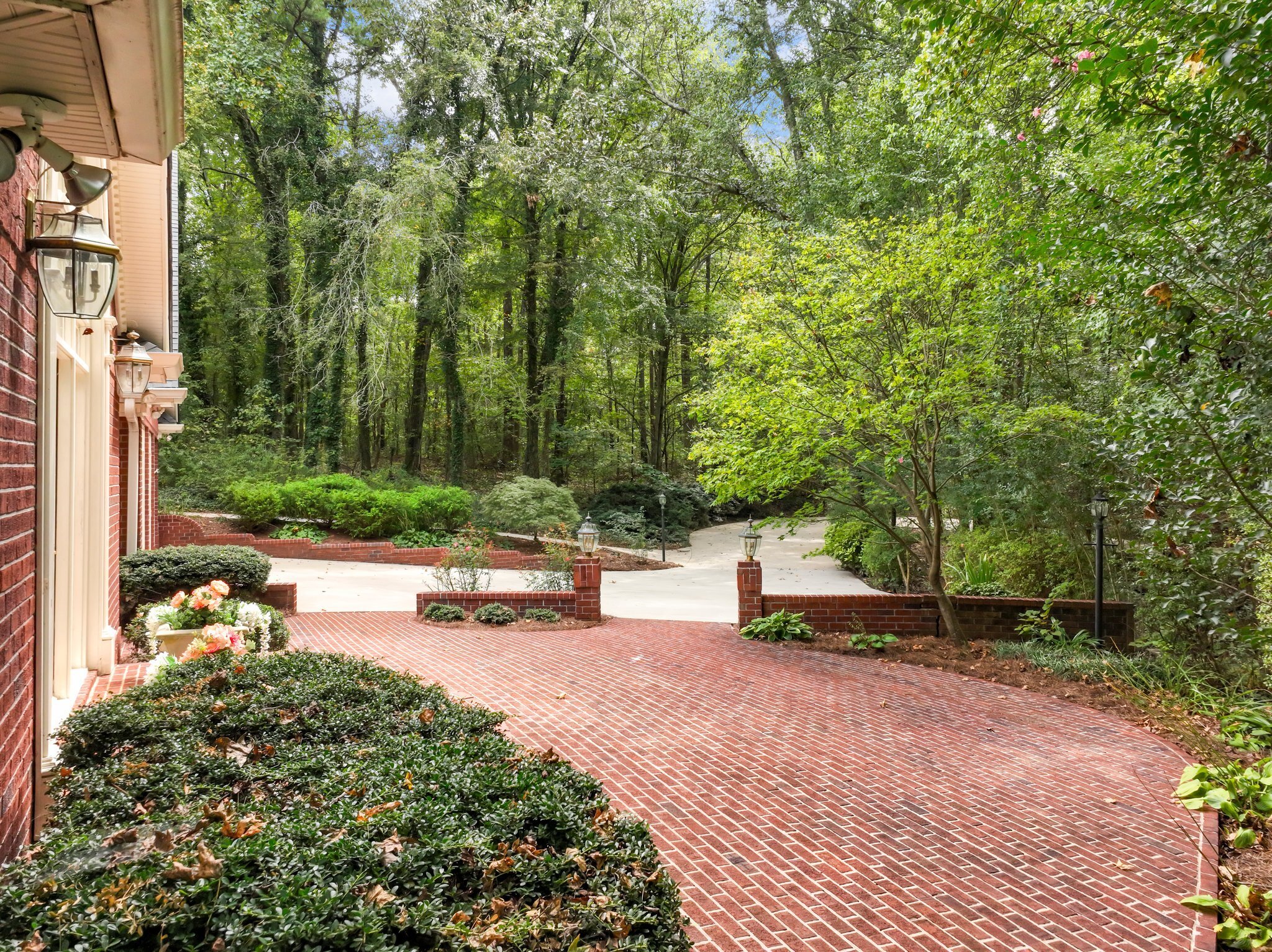 4394 Holly Springs Road Pendergrass, GA 30567 - Photo 47 of 80 a view of a bench in the middle of a yard