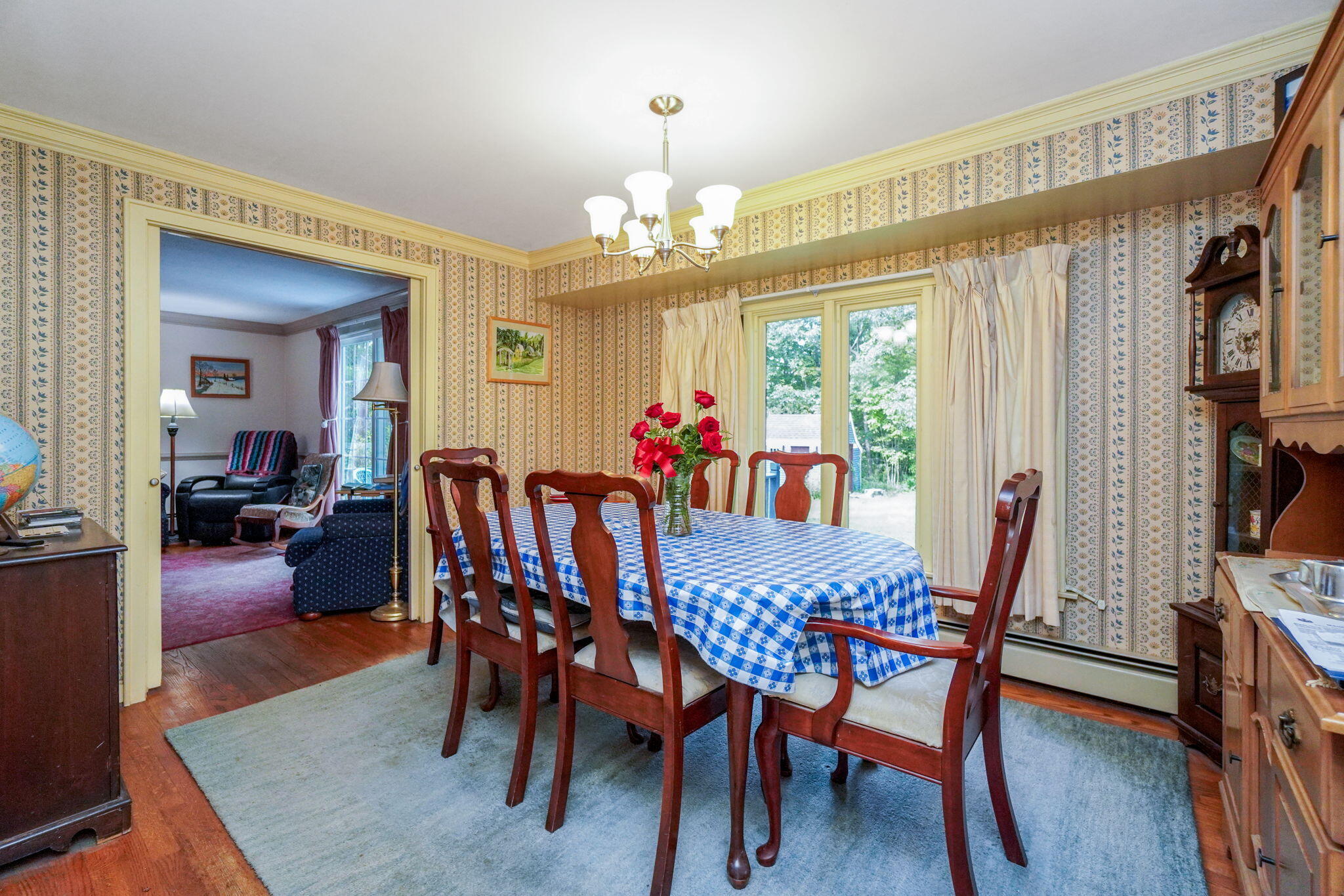 249 Maguire Road Kennebunk, ME 04043 - Photo 10 of 26 dining pocket door to LR