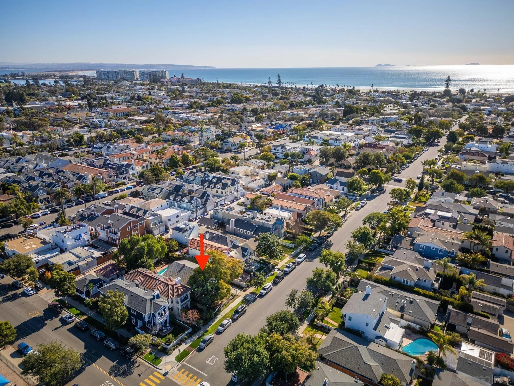 711 H Avenue Coronado, CA 92118 - Photo 2 of 2 an aerial view of a city