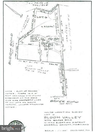 3795 Baker Road Westminster, MD 21157 - Photo 28 of 29 Plat #1