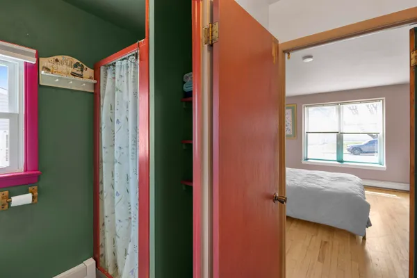a bathroom with a toilet and a sink