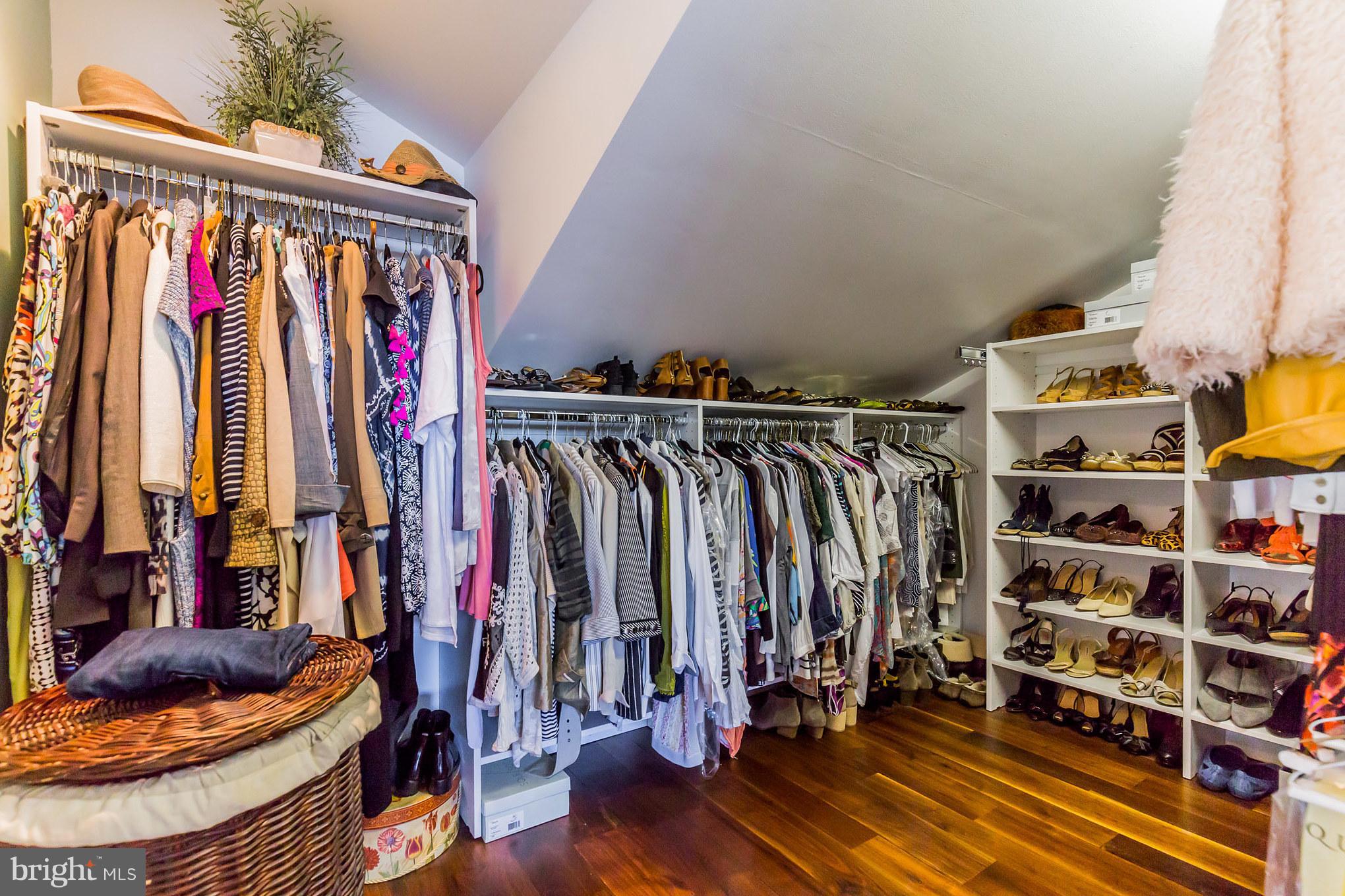 6155 Hallowing Point Road Prince Frederick, MD 20678 - Photo 23 of 29 a view of walk in closet with clothes and shoes
