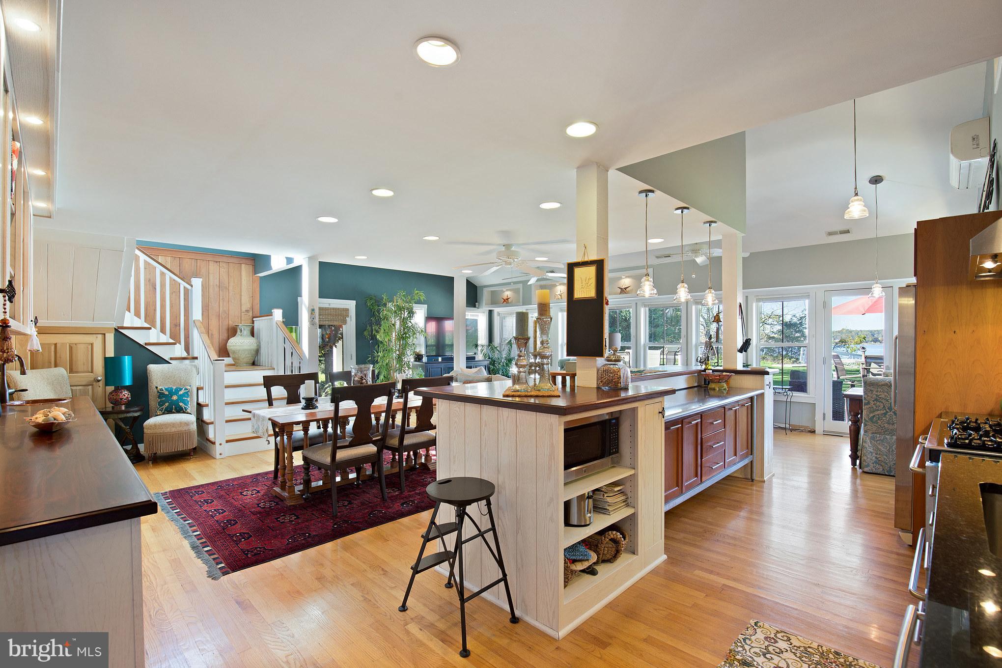 6155 Hallowing Point Road Prince Frederick, MD 20678 - Photo 10 of 29 a large kitchen with lots of counter and chairs