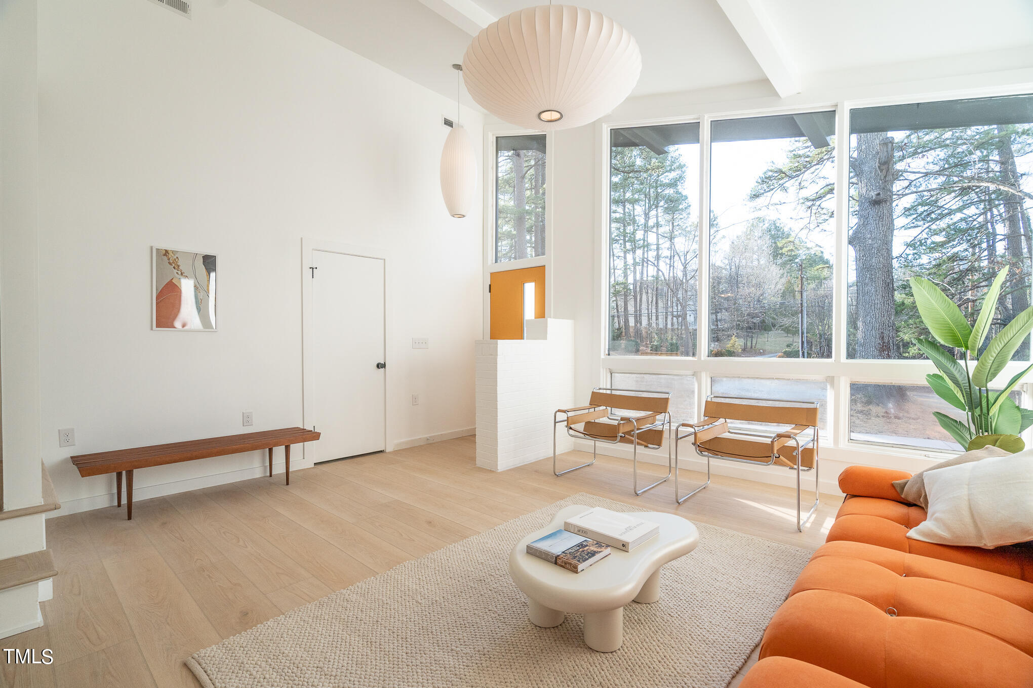 332 Erwin Road Chapel Hill, NC 27514 - Photo 4 of 35 a living room with furniture and a large window