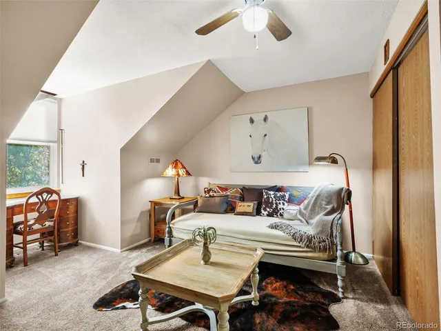 a view of stairs and living room