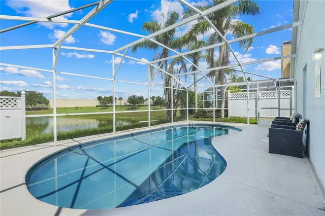 a view of a living room and a garage